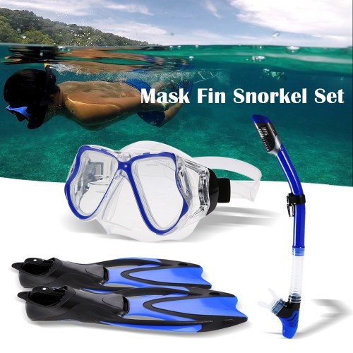 

Snorkel Tube Fin Tempered Diving Mask for Adult