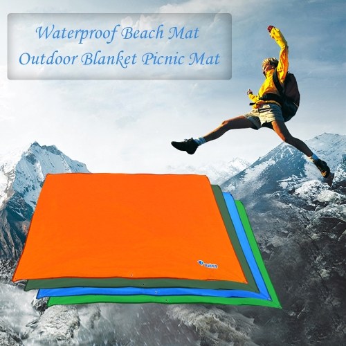 

BLUEFILED Waterproof Beach Mat Outdoor Blanket Portable Picnic Mat