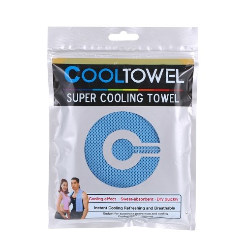 

Cooling Towel Ice Cold Enduring Instant Relief Chilling Pad Neck Wrap Scarf with Absorbent for Sports Outdoors Camping 40*12 inch(GREY)