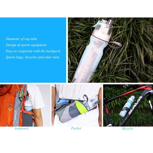

O2COOL Keep Cool Insulated Bike Water Bottle Spray Mist