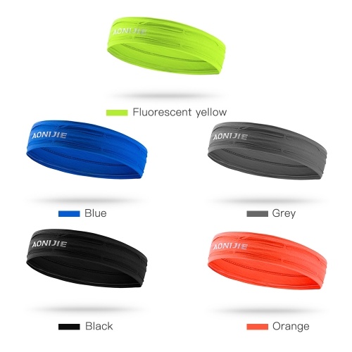 

Sports Sweatbands Running Cycling Yoga Fitness Headbands Moisture Absorbent Sweat Band Head Wrap Sports Wristband