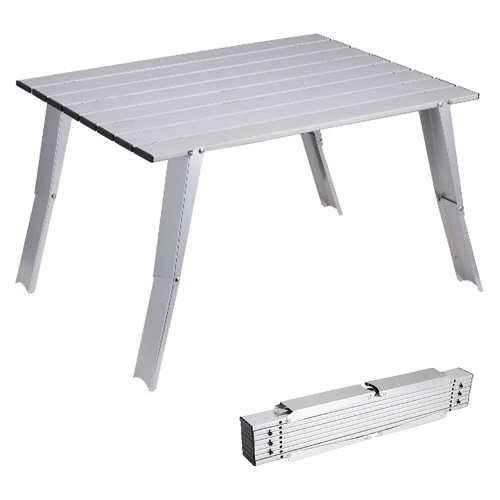 Mini table de camping pliable en aluminium pour l'extérieur