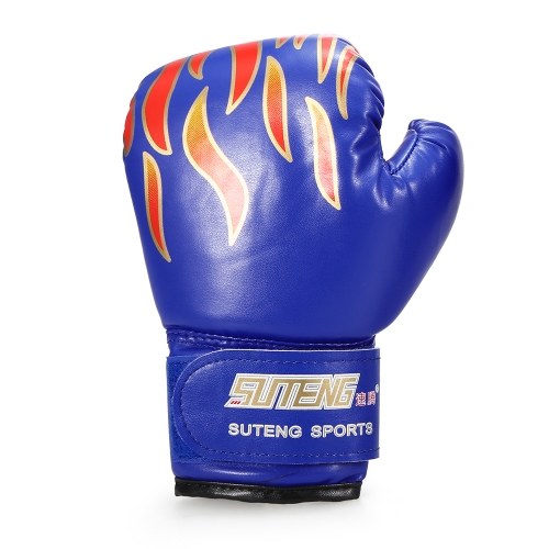 

Child Boxing Gloves Breathable Safety Punch Training Leather Gloves