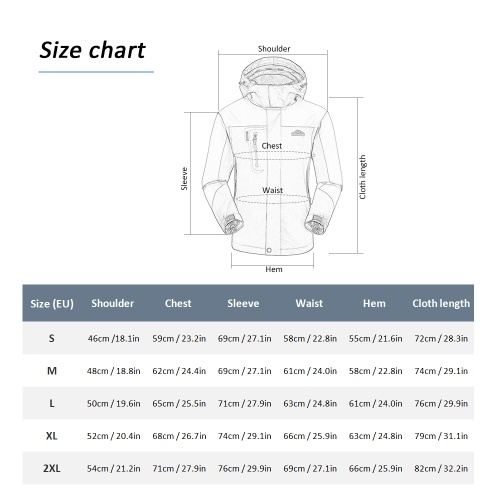 

Lixada Waterproof Jacket Windproof Raincoat Sportswear