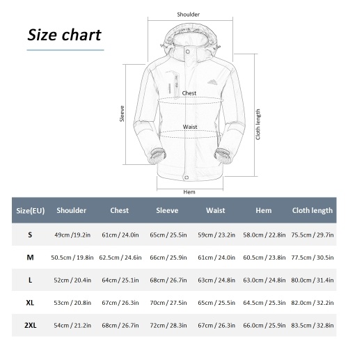 

Lixada Waterproof Jacket Windproof Raincoat Sportswear