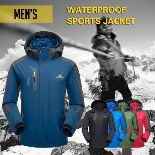 Lixada Waterproof Jacket Windproof Raincoat Sportswear