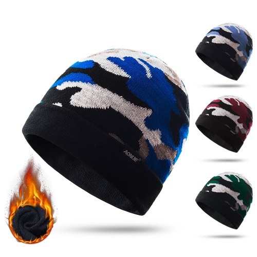 

Knitted Sports Hat Windproof Running Beanie Hat