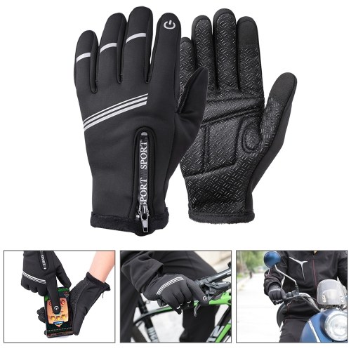 

Winter Cycling Gloves Full Finger Touchscreen Anti-slip Bicycle Warm Gloves