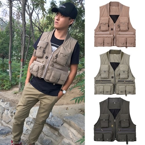 

Outdoor Fishing Waistcoat Sleeveless Mesh Men's Fishing Jacket