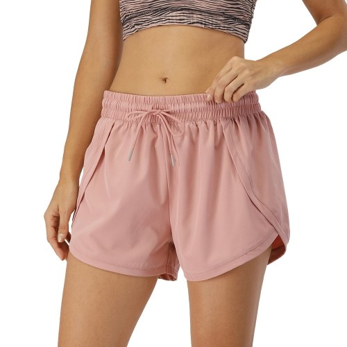 

Women's 2 in 1 Sports Shorts Capris Shorts Drawstring Pants Leggings Yoga Fitness Running Shorts