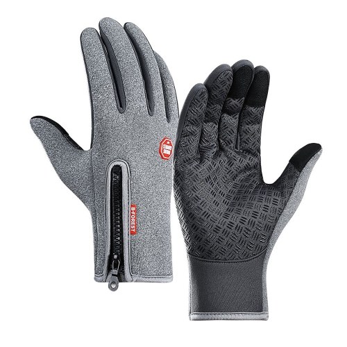 Guantes de ciclismo Guantes deportivos térmicos de lana impermeable con pantalla táctil para senderismo Esquí