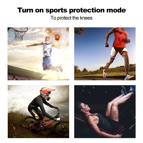 

Basketball Support Silicone Padded Knee Pads Breathable Kneepad Protection Gery+blue M