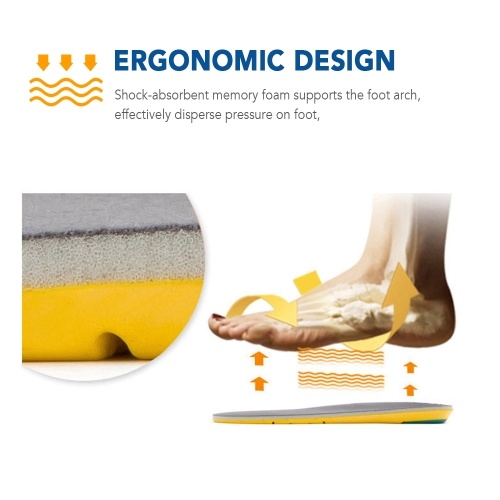 

Men / Women Sports Shock Absorbing Shoes Pad Orthotic Shoes Insole