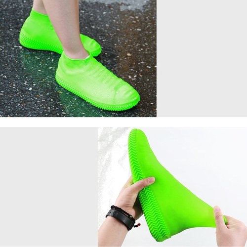 

Thicken Silicone Waterproof Shoe Cover Reusable Non-slip Wearable Shoes Covers