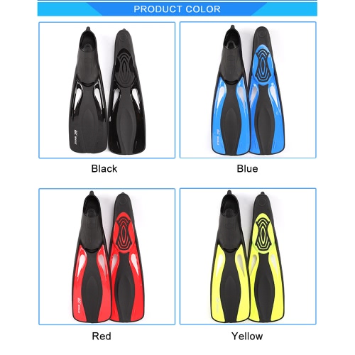 

Whale Adult Flexible Comfort Swimming Fins Submersible Long Swimming Snorkeling Foot Profession Diving Fins Flippers Water Sports
