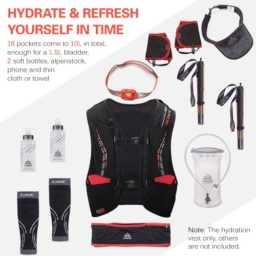 

10L Outdoor Mesh Hydration Vest Bag