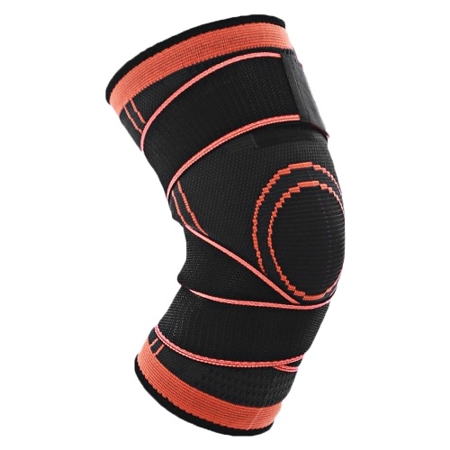 

Basketball Knee Brace Pads Sports Knee Sleeve with Bandage Breathable Knee Support Protector