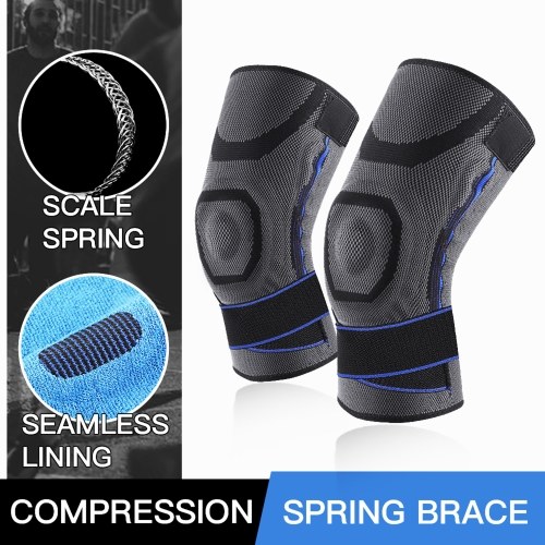 

1PCS Kneepads Knee Support Protector with Silicone Design and Flexible Elastic Fitness Soft Breathable for Outdoor Activities Hiking Climbing Running Cycling Yoga