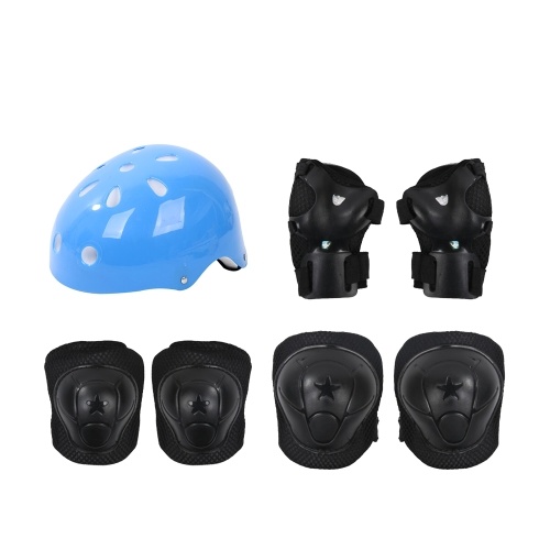 

Kids Outdoor Sports Protective Gear Safety Pads Set Helmet