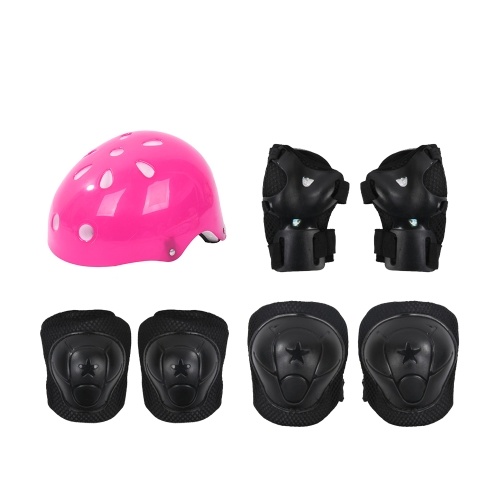 

Kids Outdoor Sports Protective Gear Safety Pads Set Helmet