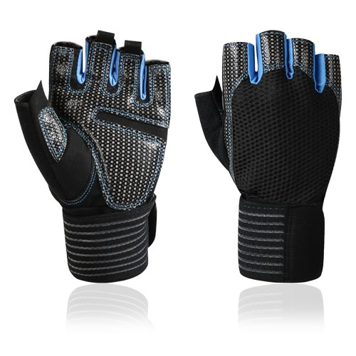 

Full Wrist Protection Fitness Gloves Half Finger Sports Gloves Breathable Short Finger Gloves Tear-resistant Cycling Gloves