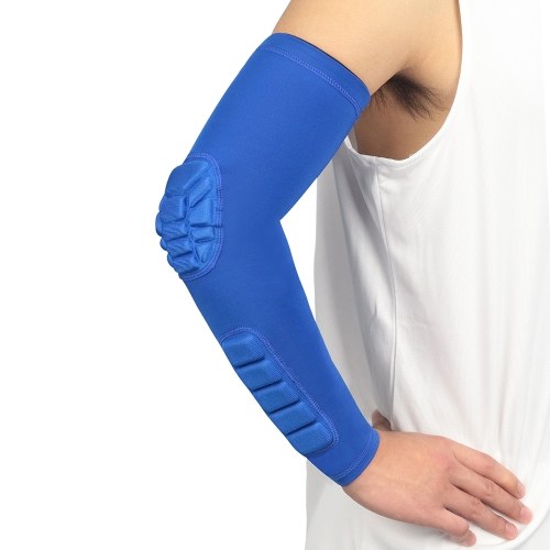 

2PCS Men Women Compression Arm Sleeves Elbow Brace Pad Breathable Moisture-Wicking Basketball Outdoor Arm Protective Support