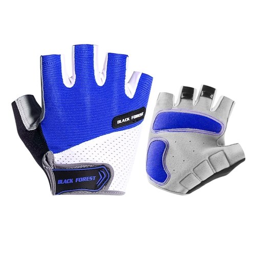 

Outdoor Cycling Gloves Anti-Skip Shock-Absorbing Half-Finger Moisture-Wicking Breathable Climbing Mitten