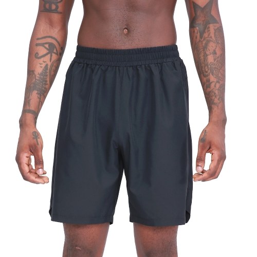 

Men Sports Shorts Elastic Waist Side Pockets Slit Design Breathable Quick-Drying Running Joggers