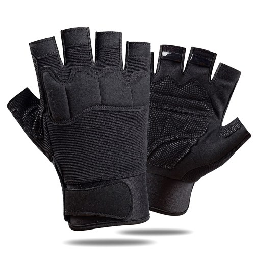 

Men Women Sports Gloves Half Finger Anti-Slip Wearproof Breathable Cycling Climbing Fitness Outdoors Gloves