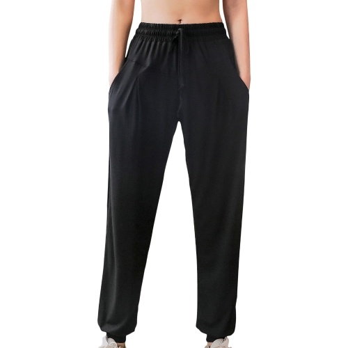 

Women Sport Pants Quick Dry with Pockets Drawstring Elastic Waist Trouser Joggers Casual