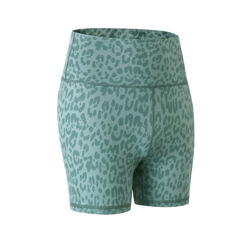 

Women Sports Shorts Yoga Shorts Solid Color Camouflage Print High Waist Running Gym Fitness Shorts Sportswear