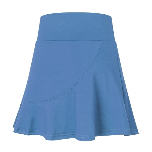 

2 in 1 Women Sport Skirt with Shorts Pockets Quick Dry Ruffled High Waist Athletic Skorts for Golf Tennis Workout