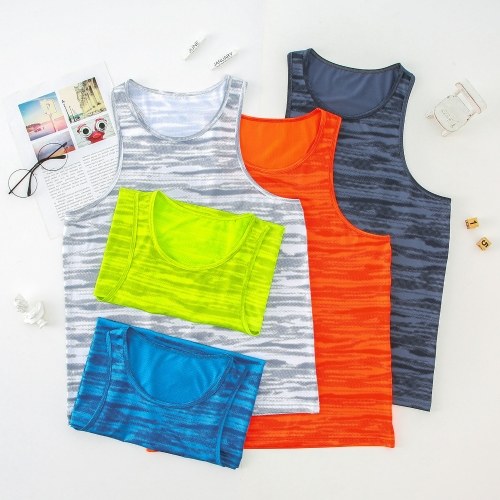 

Men Sports Tank Top Sleeveless Loose Fit Quick-dry Breathable Basketball Training Athletic Gym Tops