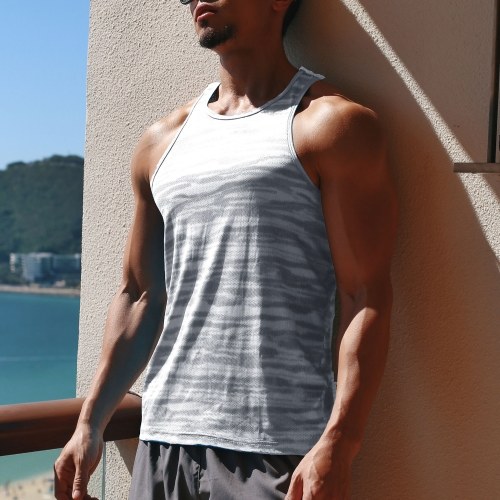 

Men Sports Tank Top Sleeveless Loose Fit Quick-dry Breathable Basketball Training Athletic Gym Tops