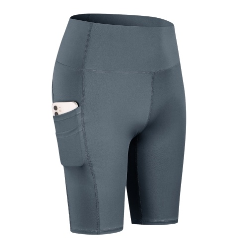 

Women Yoga Shorts with Pockets Butt-Lifting High Waist Quick Dry Running Workout Shorts