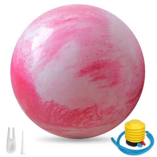 

Yoga Ball Thick & Anti Burst Fitness Ball Exercise Ball Stability Ball for Balance Exercise Workout Core Training Quick Pump Included Balance Ball in Gym Office Indoor