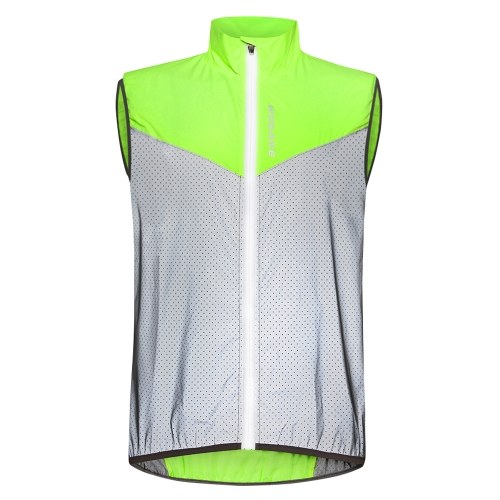 

Wosawe Bicycle Reflective Vest Breathable Sleeveless Vest Outdoor Night Walking Running Cycling Vest Coat