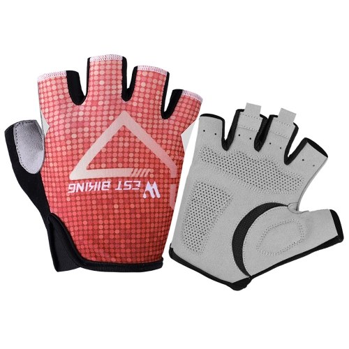 

WEST BIKING Half Fingers Glove Sports Running Cycling Biking Glove Shock Absorbent Breathable Glove Cycling Glove Road Bicycle Glove