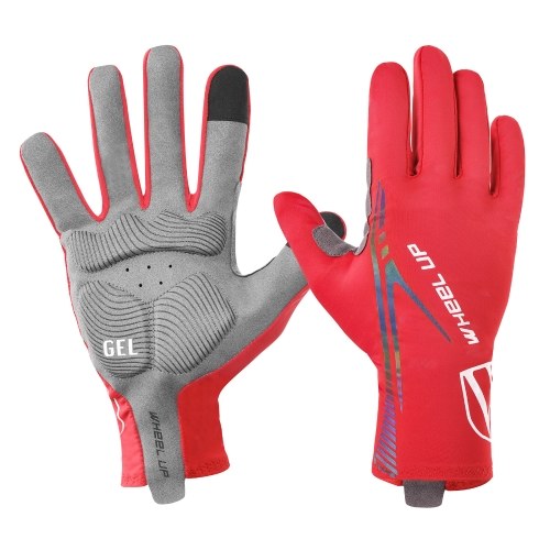 

Outdoor Sports Gloves Touch Screen Design Cycling Gloves with Reflective Strips Anti-slip Gloves