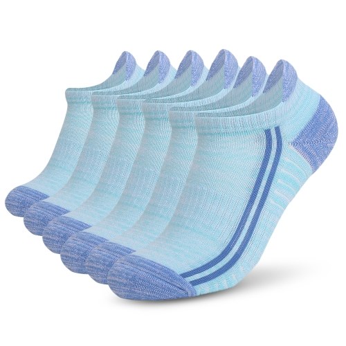 

6 Pairs Sports Ankle Socks Low-cut Socks Athletic Running Socks Outdoor Fitness Breathable Quick Dry Socks Wear-resistant Anti-skid No-Show Socks For Marathon Running Cycling