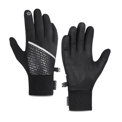 

Winter Warm Gloves Touchscreen Fleece Waterproof Cycling Gloves
