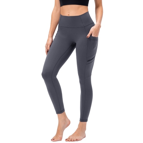

Women Yoga with Pockets Wide Waistband Workout Running Cycling Tight Sports Pants