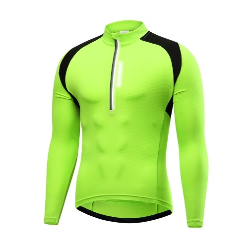 

Men Half Zipper Long Sleeve Cycling Jersey Quick Dry Breathable MTB Mountain Bike Bicycle Shirt Cycling Clothing