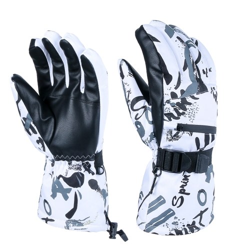 

Snow Ski Gloves Waterproof & Windproof Winter Gloves Thermal Gloves Outdoor Warm Mittens Warm Touch Screen Gloves Full-Finger Mittens Cold Weather Hand Warmers for Skiing Driving Running Cycling