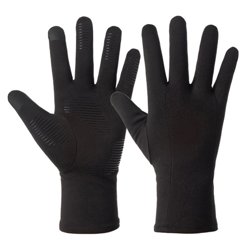 

Glove M Size Windproof/ Water Resistance Design Winter Warm Plush Lining N-on-slip Touching Screen For Running Sport Bike Riding