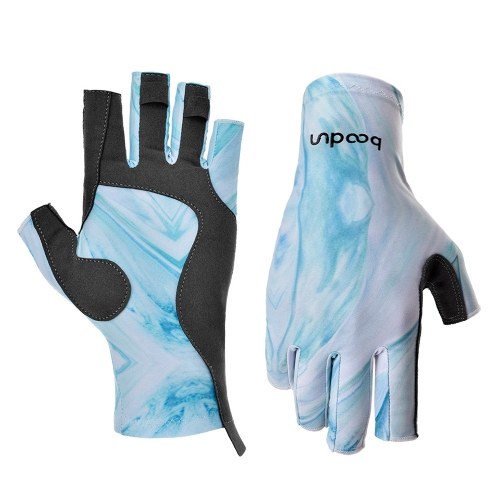 

Fishing Gloves Anti-skid Sun Protection Half Finger Gloves Super Elastic Sports Gloves for Outdoor Cycling Hiking Driving