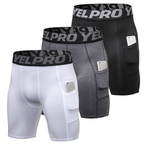 

Doorslay 3 Pack Men Sports Shorts Active Workout Underwear with Pocket