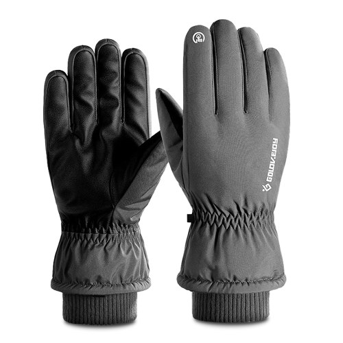 

Winter Gloves Warm Ski Gloves Touch Screen Full Finger Gloves with Safety Reflective Strip Thermal Gloves Outdoor Gloves