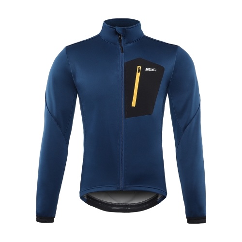

Men Winter Cycling Jacket Windproof Waterproof Warm Thermal Fleece MTB Bike Jacket Coat