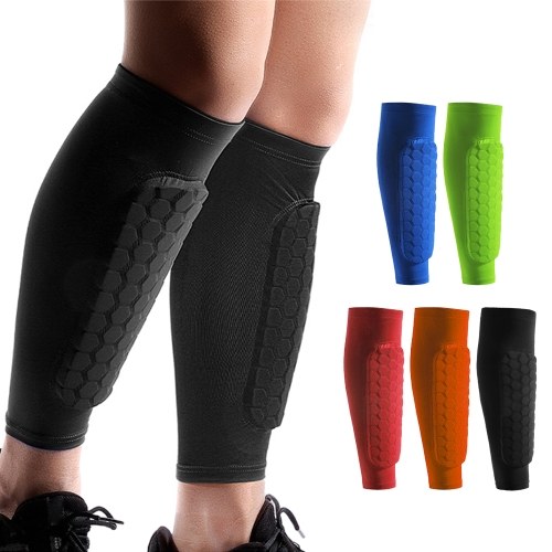1pcs Calf Sleeve with Thick EVA Guard Men Women Lower Leg Sleeve for Football Volleyball